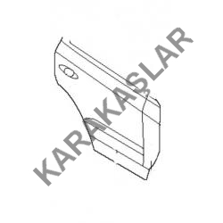 Elentra Kapı Sacı Arka Sağ 2000-2005