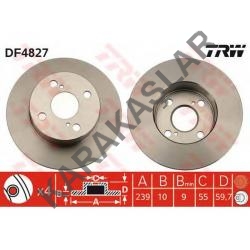 Corolla Arka Disk Takım 2003-2006