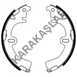 Corolla Fren Balatası Kampana Takım Arka 2000-2002