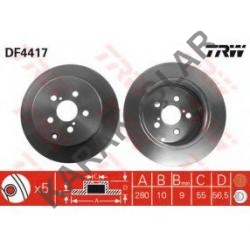 Avensis Arka Disk Takım 2003-2006