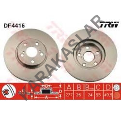 Avensis Ön Fren Disk Takım 2003-2006